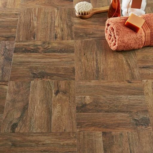 Polyflor Camaro Georgian Parquet Wood Plank Versatile Vinyl Flooring, 76.2x228.6mm Image 3