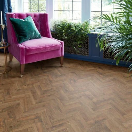Polyflor Camaro Georgian Parquet Wood Plank Versatile Vinyl Flooring, 76.2x228.6mm Image 7