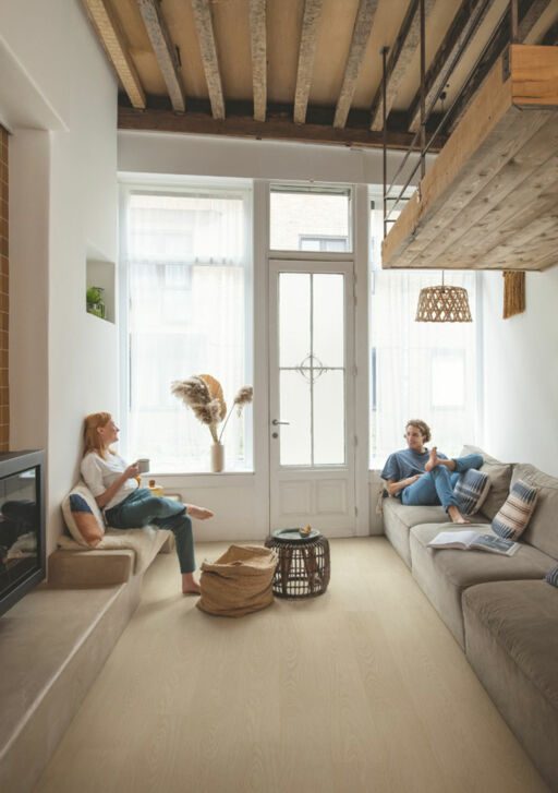 QuickStep Alpha Blos Base, Buttermilk Oak Vinyl Flooring, 189x4x1251mm Image 3