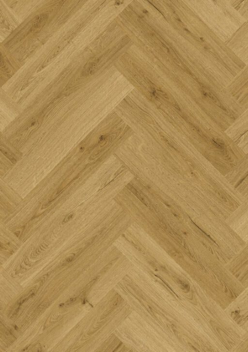 QuickStep Alpha Ciro, Botanic Smoked Oak Herringbone Vinyl Flooring, 126x6x630mm Image 2