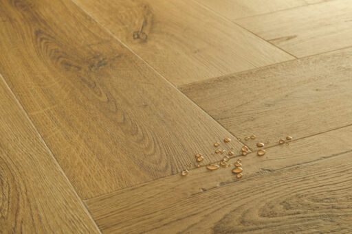 QuickStep Alpha Ciro, Botanic Smoked Oak Herringbone Vinyl Flooring, 126x6x630mm Image 3