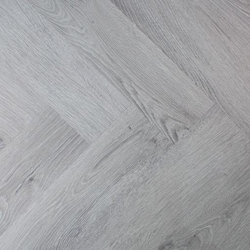 Evergreen Aqua Coastal Fog SPC Vinyl Flooring, Herringbone, 122x5x610mm
