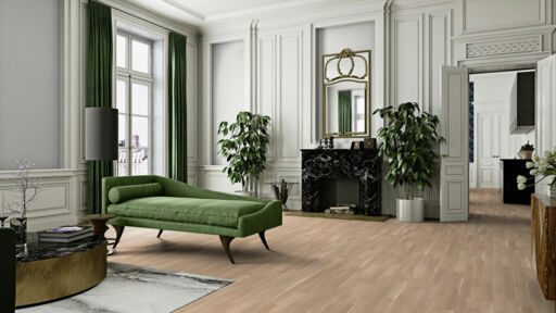Boen Oak Andante Engineered Flooring, White, Live Natural Oiled, 14x181x2200mm