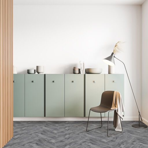 GO SPC 1099HB Dark Grey Herringbone, 600x150x5.5mm