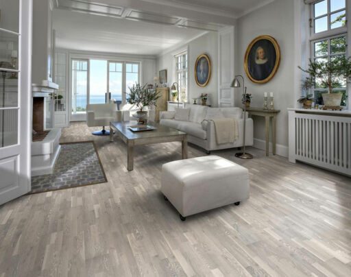 Kahrs Limestone Oak Engineered Wood Flooring, Lacquered, 200x15x2423mm
