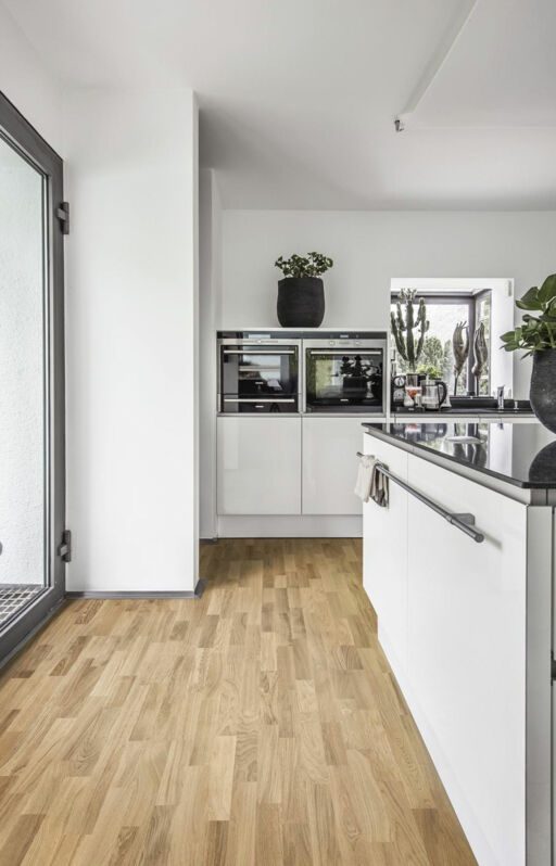 Kahrs Lumen Dawn Engineered Oak Flooring, Brushed & Ultra Matt Lacquered, 200x15x2423mm