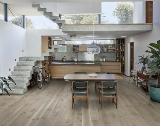 Kahrs Nouveau Gray Oak Engineered Flooring, Brushed, Matt Lacquered, 187x15x2420mm