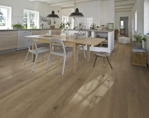 Kahrs Sand Brighton Oak Engineered 1-Strip Wood Flooring, Matt Lacquered, 187x15x2266mm