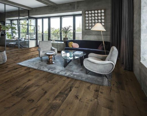 Kahrs Smaland, Tveta Engineered Oak Flooring, Light Smoked, Handscraped, Brushed & Oiled, 187x15x2420mm