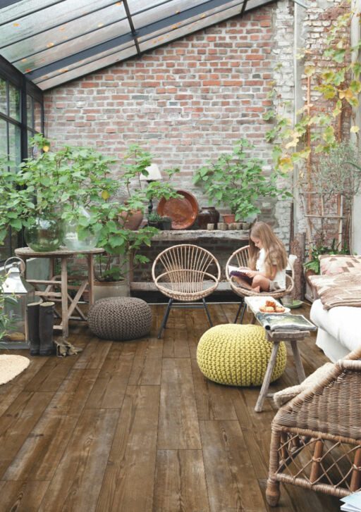 QuickStep Alpha Bloom, Sundown Pine Vinyl Flooring, 209x6x1494mm