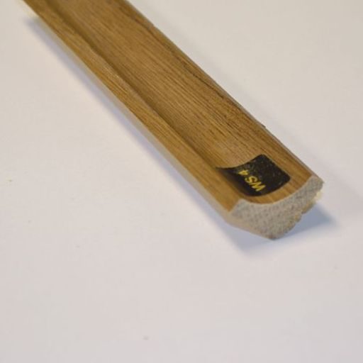 Solid Walnut Stained Oak Scotia Beading, Lacquered, 19x19 mm, 2.4 m