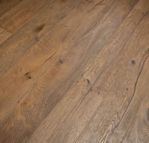 Tradition Antique Golden Bronx Engineered Oak Flooring, Distressed, Brushed & Oiled, 190x14x1900mm