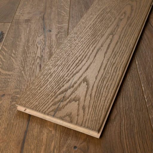 Tradition Antique Light Brown Oak Engineered Flooring, Rustic, Distressed, Brushed & Oiled, 190x20x1900mm