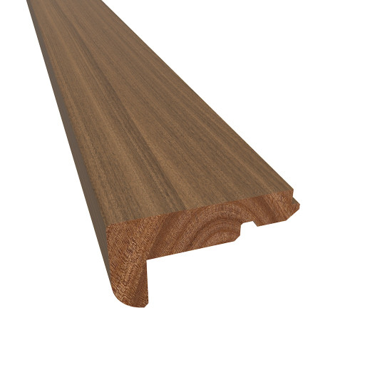 Kahrs Walnut Solid Stair Nosing for 15 mm Woodloc, Satin Lacquered, 35x60x1830mm