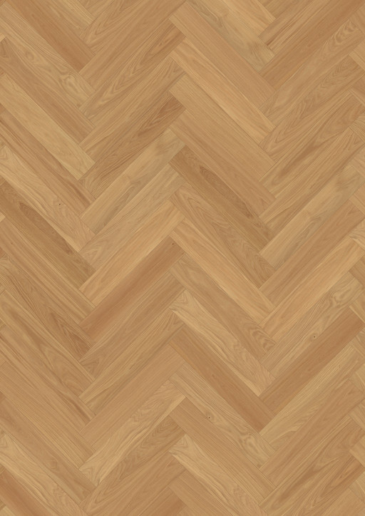 Kahrs Large Herringbone Oak Herringbone Ab Engineered Flooring, Brushed & Oiled, 120x11x600mm